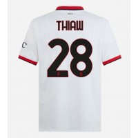 Maglia Calcio AC Milan Malick Thiaw #28 Seconda Divisa 2024-25 Manica Corta